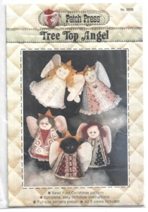 Patch Press Tree Top Angel Pattern #350B Uncut Sally Harbert 5 Designs - Picture 1 of 1
