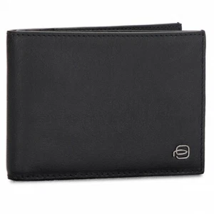 Men RFID wallet Black Square blue - Picture 1 of 2