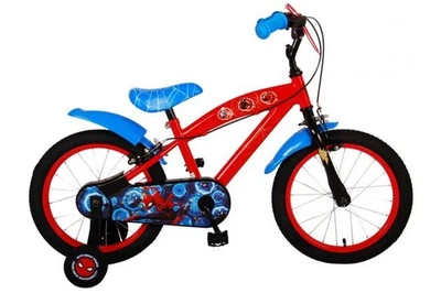 Volare Marvel Spiderman 16 Zoll Kinderfahrrad blau/rot mit zwei Handbremsen - Si - Bild 1 von 4