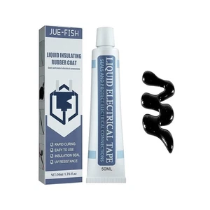 Okaywork Rivestimento Gomma Isolante Liquido 50ml Nero | Colla Impermeabile - Foto 1 di 8
