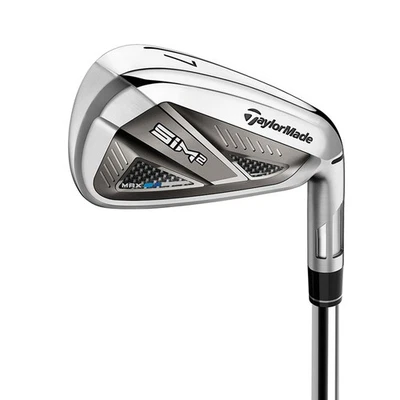 NEW Lady TaylorMade SIM2 Max 5-PW+AW Irons Aldila NV 45 Graphite - Image 1 of 4