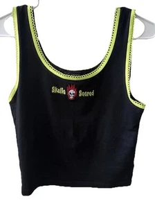 Camiseta sin mangas Skella Scared para mujer mediana elástica - Imagen 1 de 7