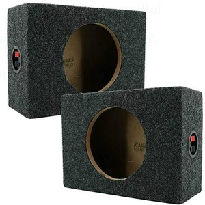 2X CA-65CB Cassa Altoparlante Ventilata 6,5 Pollici Contenitore Tappeto Texture Terminale Coppa... - Foto 1 di 8