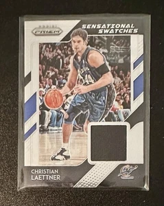 2018-19 Prizm CHRISTIAN LAETTNER #80 Sensational Swatches JERSEY - NBA CARD - Picture 1 of 1