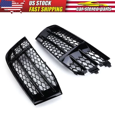 For Audi RS5 2010-2016 Pair Left+Right Front Bumper Lower Fog Light Cover Grille Foto 1 de 4