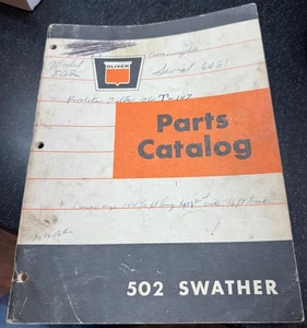 Oliver 502 Schwader Teilekatalog - Bild 1 von 5