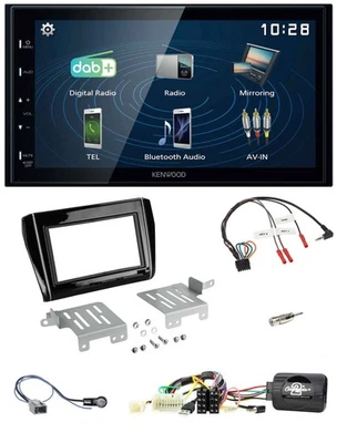 Kenwood 2DIN Bluetooth Lenkrad USB DAB Autoradio für Suzuki Swift ab 18 Klavierl - Bild 1 von 4
