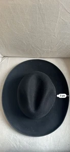 Rafaello Piento Fur Felt Men's Hat Black Size 57cm - Picture 1 of 8
