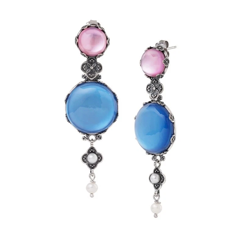 Orecchini in argento 925 NINFEA CHIUSA - Immagine 1 di 1