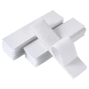 Hook and Loop Strips with Adhesive 1x4 inch Strips with Adhesive 10 Sets Stro... - Picture 1 of 5