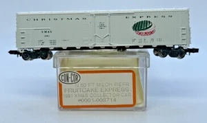 N Scale Con-Cor 8714 "Fruitcake Express" Freight Car Original Box #28 - Picture 1 of 7