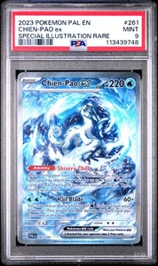 PSA 9 MINT Chien-Pao Ex SIR Pokemon Paldea Evolved 261/193 - Picture 1 of 2