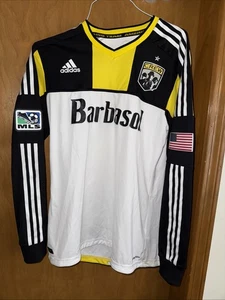 ADIDAS MLS Columbus Crew 2012 Long Sleeve Jersey (B74) - Picture 1 of 10