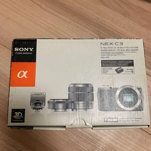 Sony NEX C3 Digital Camera White SDXC HDMI Compact Used - Picture 1 of 1