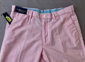 Pantalones Preston Polo Ralph Lauren de algodón rosa 34x32 para hombre ¡NUEVOS NUEVOS CON ETIQUETAS Bonitos! - Imagen 1 de 5