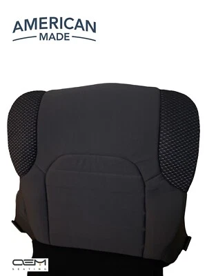 Cubierta de asiento de tela grafito/acero para Nissan Frontier Pro 2015-18 4x Foto 1 de 4