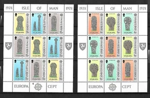 Blockblatt - INSEL MAN - 1978: 2 Blöcke / " Isle of Man " Stamp 1978 - Bild 1 von 1
