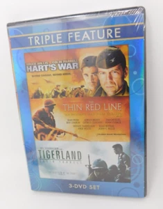 Triple Feature - Hart's War, The Thin Red Line, Tigerland (3-DVD Set) War New - Picture 1 of 5