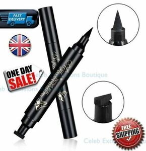 Black Winged Wing Eyeliner Stamp Waterproof Cat Eye Liner Pencil Liquid UK ❤️🔥✅