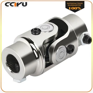 Junta en U plateada dirección universal única CCIYU 3/4-36 cromo 3/4" DD - Imagen 1 de 6