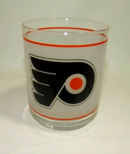 Vintage PHILADELPHIA FLYERS Drinking Glass, Mobil Gas Promo, Libbey, NHL, Hockey - Picture 1 of 2