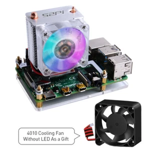 Owootecc New ICE-Tower CPU Cooling Fan V2.0 for Raspberry Pi 4 Model B /3B+/3B - Picture 1 of 8