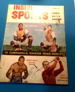 (pasteelers1) Inside Sports Mag Nov. 1953 Campanella oder Berra Tennis Greats - Bild 1 von 11