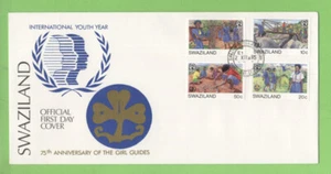 Swaziland 1985 75th Anniversary of Girl Guides set on First Day Cover - Picture 1 of 1