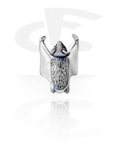 Orejera de acero plateado para murciélago - Imagen 1 de 1