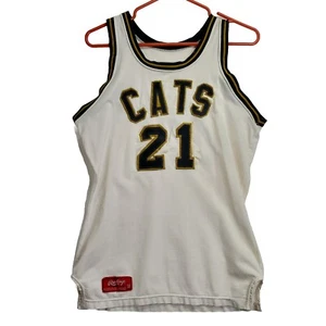 Fredericktown MO High School Black Cats Away Basket Ball Jersey Rawlings SZ 38 - Picture 1 of 7