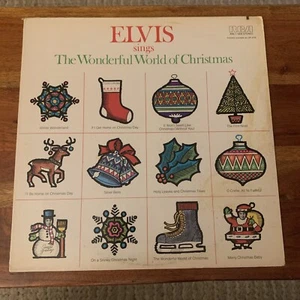 Elvis Sings The Wonderful World of Christmas Presley LP Vinyl Record RCA VG+/VG+ - Picture 1 of 6