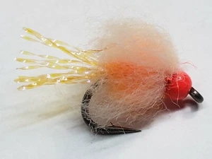 Bead Head UV Nuke Egg Steelhead Orange Size 10 (per 6) - Picture 1 of 3