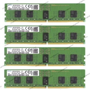 Samsung（4 x 16GB）64GB 4800MHz Server Memory PC5-38400 DDR5 RDIMM 1Rx8 ECC RAM - Picture 1 of 4