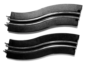 2 Sections Of Toys R Us Fast Lane Slot Car Single Lane Swerve Track - Picture 1 of 2