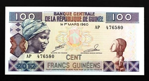 Guinea - 100 Francos 1960. SC/UNC. - Imagen 1 de 2