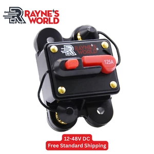 Disyuntor impermeable 125 amperios automático/marino/solar 12-48 V CC restablecimiento manual - Imagen 1 de 6
