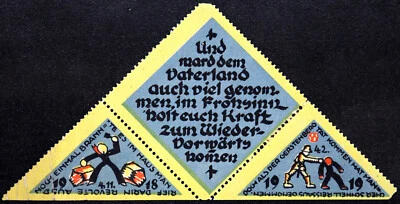 BREMEN 1922 XX-RARO "Casino" Notas KLM Alemán Notgeld Triángulo Notas Foto 1 de 2