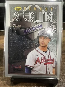 Matt Olson 2023 Topps Finest Flashbacks SILVER UNCOMMON SP #127 - Braves - Picture 1 of 2