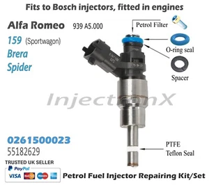 Fuel Injector Service Kit O-Ring 0261500023 for Alfa Romeo (939) 2.2 JTS engines - Picture 1 of 1