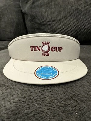Tin Cup Fan Club Tour Visor ©️ Imperial Made In USA (Tan Color)