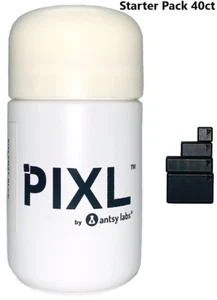PIXL Starter Pack 4 Size Antsy Labs Magnet Building System Art Black 40pc - Picture 1 of 5