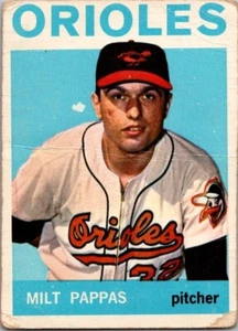 1964 Topps #45 Milt Pappas Baltimore Orioles (arruga) *pobre - Imagen 1 de 2