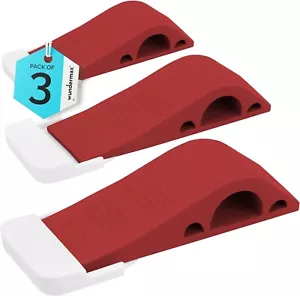 Wundermax Paquete de 3 Tapones de Puerta Cuña de Seguridad de Goma para Parte Inferior de Puerta - Imagen 1 de 9