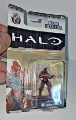 HALO NANO METALFIGS Espartano Aquiles DieCast Metal Coleccionable Se envía en Caja Foto 1 de 4