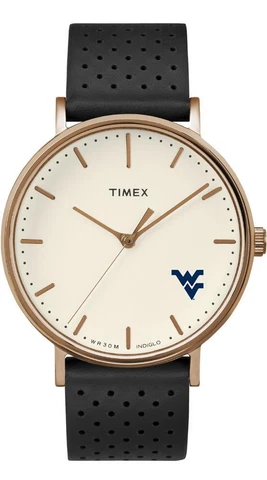 Ladies Timex West Virginia Mountaineers Watch Rose Gold Grace Watch Cover