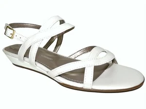 Rockport Women's Total Motion Zandra Slingback Sandals White Size 6.5 M - Picture 1 of 6