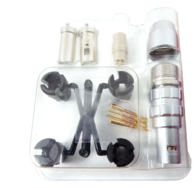 SOURIAU JBXFD0G04MCSDSR CIRCULAR CONNECTOR PLUG SIZE 0   4 POSITION - Image 1 of 4