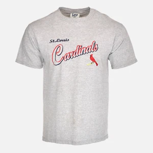 St. Louis Cardinals 90's Athletic Embroidered Logo Lee Sport MLB Vtg Tee Shirt M - Picture 1 of 5