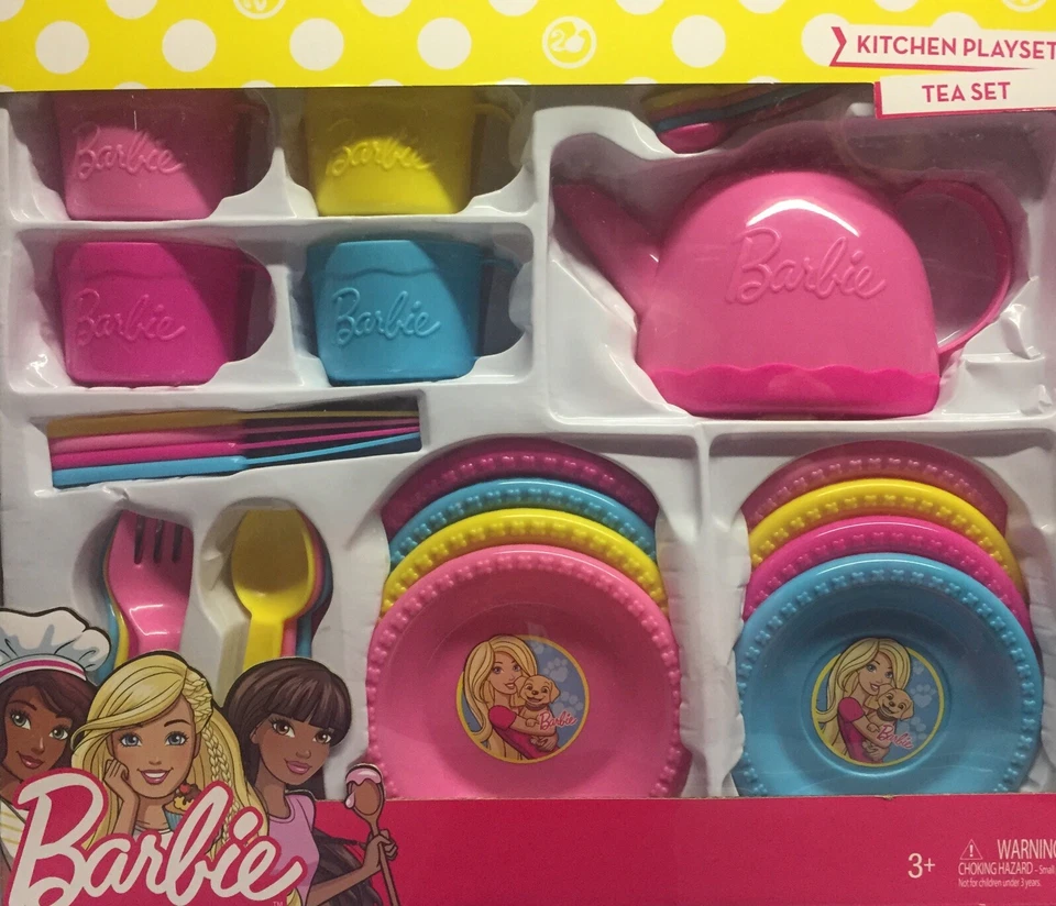 Barbie Kitchen Play Tea Set Mattel Toys Barbies Girl