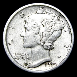 1920-S Mercury Dime Silver ---- Nice Coin ---- #320W - Picture 1 of 3